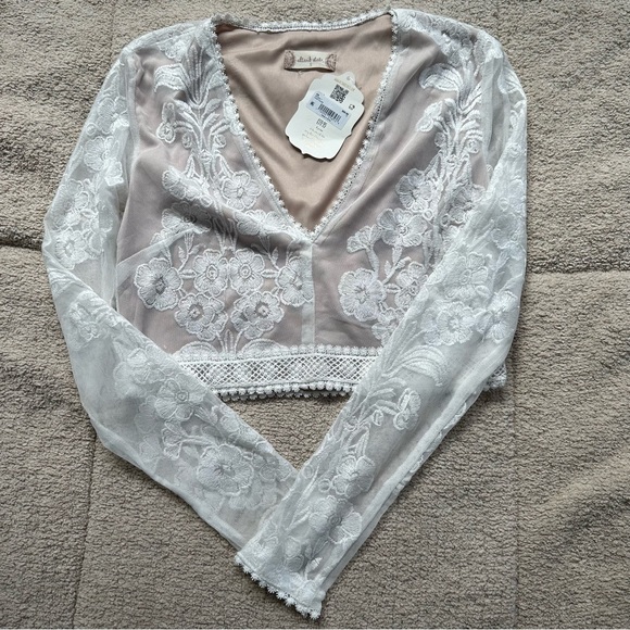 Matching set. Crop top and long skirt combo - Picture 5 of 8